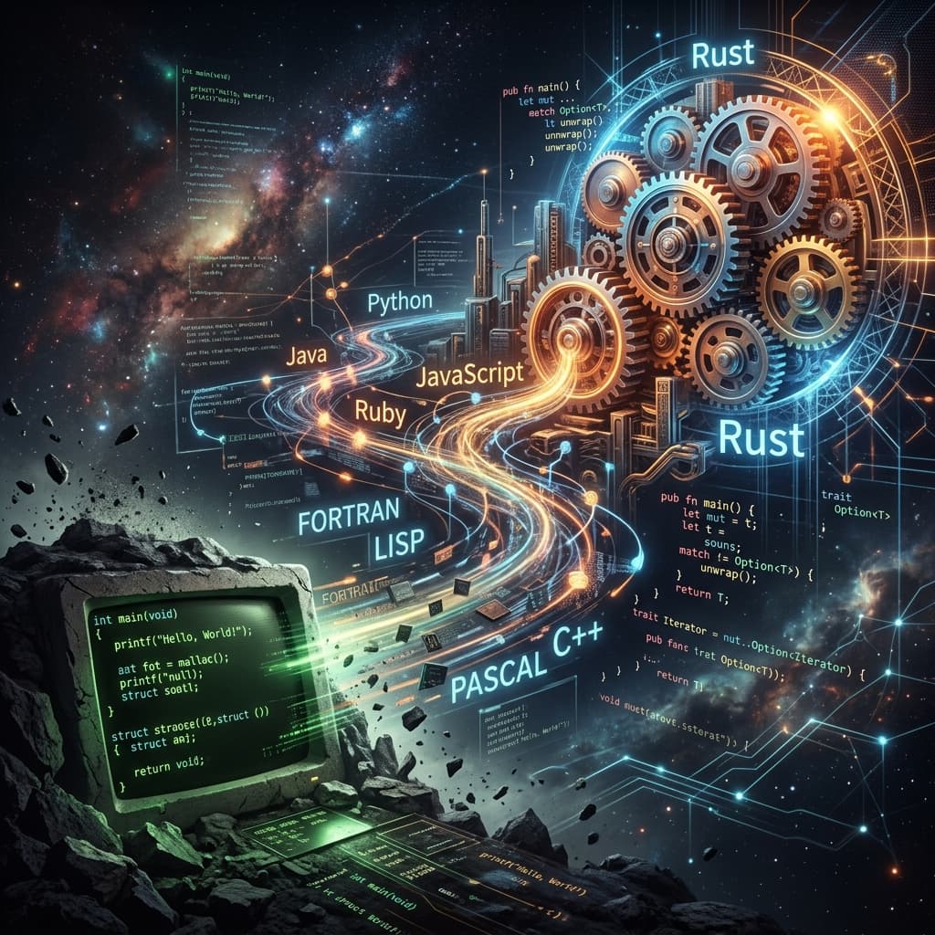 The Evolution of Programming Languages: From C to Rust
